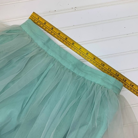 Chick Wish aqua romantic skirt - Picture 3 of 5